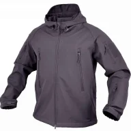 Odzież taktyczna i umundurowanie - Texar - Softshell Falcon - Szary 3XL - miniaturka - grafika 1