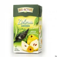 Herbata - Big Active Herbata big-active liściasta zielona z pigwą 100g SPK686 - miniaturka - grafika 1
