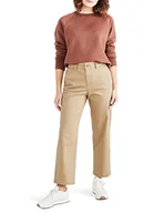Spodnie damskie - Dockers Damskie spodnie z wysokim stanem, Harvest Gold, 27, Harvest Gold - miniaturka - grafika 1