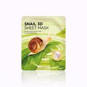 Maseczki do twarzy - Missha Snail 3D Sheet Mask Set ZESTAW Nawilżająco-odżywcza maseczka w płachcie 5x 23 g - miniaturka - grafika 1