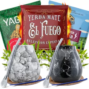 Zestaw Yerba Mate Energia DLA DWOJGA Matero Bombilla - Yerba Mate - miniaturka - grafika 1