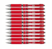 Długopisy - DŁUGOPIS automatyczny LINC MR.CLICK CZERWONY 12szt - miniaturka - grafika 1