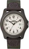 Paski - Timex Zegarek męski Expedition Camper zielony materiałowo skórzany pasek T49101 - miniaturka - grafika 1