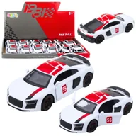 Samochody i pojazdy dla dzieci - Samochód metalowy z napędem biały 143 - model lub pojazd - miniaturka - grafika 1