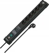 Listwy zasilające - Premium-Line Steckdosenleiste 6-fach (czarny, 3 Meter, 60.000A Regulacja) - miniaturka - grafika 1