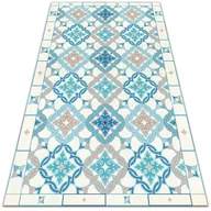Dywany - Modny winylowy dywan Geometryczny splot 150x225 cm - miniaturka - grafika 1