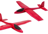 Samoloty i helikoptery - Duży Samolot Styropianowy Piankowy Lekki Szybowiec Czerwony 68CM - miniaturka - grafika 1