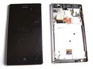 Części serwisowe do telefonów - NOKIA LUMIA 925 RAMKA WYŚWIETLACZ LCD USZKODZONY - miniaturka - grafika 1
