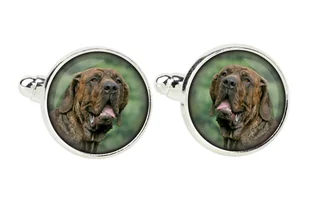 Fila Brasileiro, Mastif brazylijski - spinki do mankietów, ozdoba koszuli, zawieszka do koszuli marki Art-Dog - Spinki do mankietów i krawatów Fila Brasileiro, Mastif brazylijski - spinki do mankietów, ozdoba koszuli, zawieszka do koszuli marki Art-Dog - Spinki do mankietów i krawatów - miniaturka - grafika 1