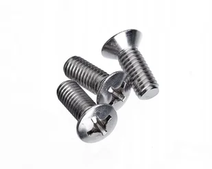 M4x16 ŚRUBA STOŻKOWA KRZYŻAK łeb soczewkowy NIERDZEWNA A2 966 (50) - Śruby i nakrętki M4x16 ŚRUBA STOŻKOWA KRZYŻAK łeb soczewkowy NIERDZEWNA A2 966 (50) - Śruby i nakrętki - miniaturka - grafika 1