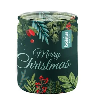 Świeca zapachowa w szkle sleeve z motywem 82/68 mm wanilia - Świece - miniaturka - grafika 1