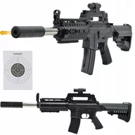 Zabawki militarne - Karabin Pistolet Na Kulki Maszynowy Laser Replika - miniaturka - grafika 1