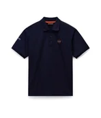 Koszulki męskie - polo uomo napapijri e-badge np0a4ida 176 blu marine - miniaturka - grafika 1