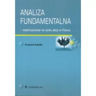 Ekonomia - CeDeWu Krzysztof Kowalke Analiza fundamentalna &#8211; wykorzystanie na rynku akcji w Polsce - miniaturka - grafika 1