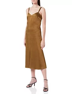 Sisley Sukienka damska, Olive Green 350, 42 - Sukienki - miniaturka - grafika 1
