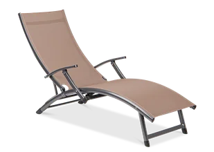 Focus Leżak Relax pozycyjny taupe - Leżaki ogrodowe Focus Leżak Relax pozycyjny taupe - Leżaki ogrodowe - miniaturka - grafika 1