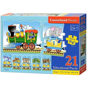 Castorland Edukacja Pociąg PC-E135 - Puzzle - miniaturka - grafika 1
