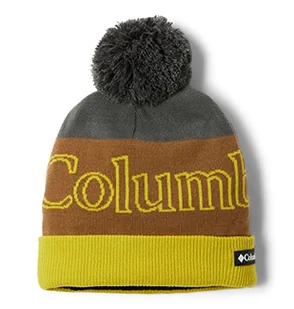 Columbia Unisex's Polar Powder Ii czapka beanie z daszkiem, rekin/Delta/laserowy cytryna, jeden rozmiar - Czapki damskie - miniaturka - grafika 1