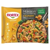 Dania mrożone - Hortex Makaron na patelnię z kurkami z sosem śmietankowo-grzybowym 450 g - miniaturka - grafika 1