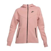 Swetry damskie - Nike W NSW TCH FLC WR FZ HDY Długi sweter damski - miniaturka - grafika 1