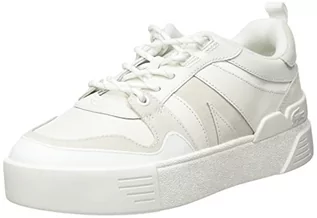 Trampki damskie - Lacoste Damskie trampki L002 0722 1 CFA, białe/białe, rozmiar 5,5 UK, Wht, 39 EU - grafika 1