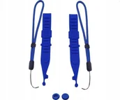 Akcesoria VR - Vortex Virtual Reality Uchwyty z silikonu do kontrolerów Oculus Quest 2 niebieski - miniaturka - grafika 1