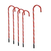 Oświetlenie świąteczne - Girlanda Led Laski cukrowe 74 cm 5 szt - miniaturka - grafika 1