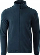 Bluzy męskie - Hi-Tec Polar męski bluza Hi-Tec ZOE II ciemnoniebieski rozmiar M - miniaturka - grafika 1