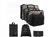 Akcesoria podróżnicze - Zestaw organizerów podróżnych do walizki i szafy torby 7 sztuk - miniaturka - grafika 1