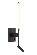 Lampy ścienne - Finan lampa ścienna czarna 68210/09/30 Lucide - miniaturka - grafika 1