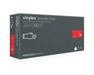Mercator Medical Rękawice winylowe MERCATOR Vinylex "L" - Rękawiczki jednorazowe - miniaturka - grafika 1