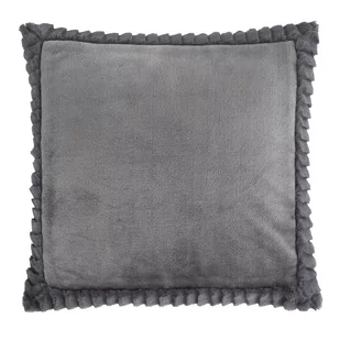Poduszka dekoracyjna 55x55 cm Velvet and Faux Fur - Catherine Lansfield - Poduszki dekoracyjne - miniaturka - grafika 1