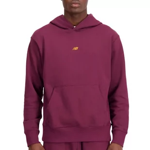 Bluza New Balance MT31502NBY - bordowa - Bluzy męskie - miniaturka - grafika 1