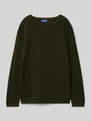 Swetry dla chłopców - Sweter z dzianiny o kroju regular fit z czystej bawełny model ‘PANTER’ - miniaturka - grafika 1