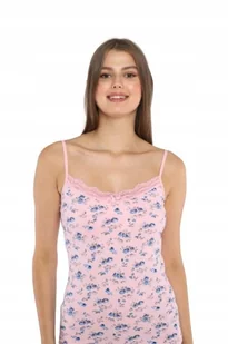 ALMINA Piżama RÓŻOWA - koszulka + szorty, r. XL - Piżamy damskie - miniaturka - grafika 1