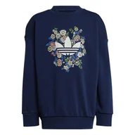 Spodnie sportowe męskie - Komplet dresów dziewczęcych adidas LIBERTY LONDON granatowy JD0492 - miniaturka - grafika 1