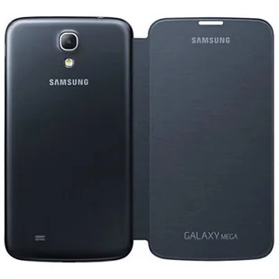 Samsung oryginalny ochronna wyświetlacza klapkę/Flip Cover EFC-1j9faegstd (kompatybilny z GALAXY Note 2/Note 2 LTE) w Amber Brown, Galaxy Mega, czarny - Etui i futerały do telefonów - miniaturka - grafika 1