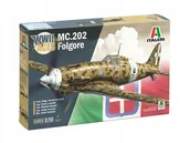 Kolekcjonerskie modele pojazdów - Model plastikowy MC.202 Folgore Aces 1/72 - miniaturka - grafika 1