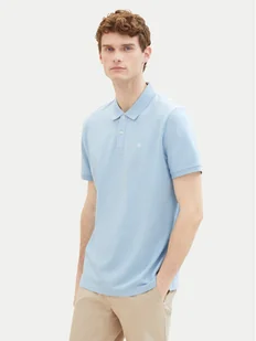 Tom Tailor Polo 1031006 Błękitny Regular Fit - Koszulki męskie - miniaturka - grafika 1