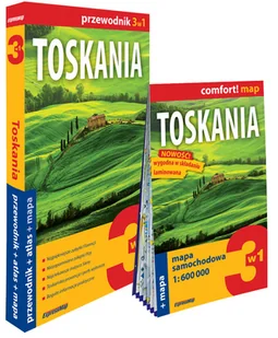 Toskania 3w1: przewodnik + atlas + mapa - Przewodniki - miniaturka - grafika 1