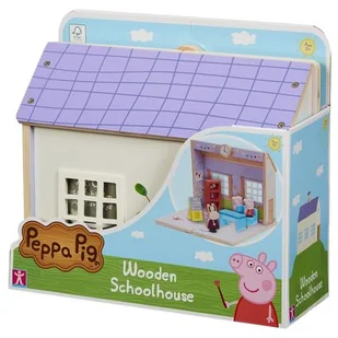 Tm Toys Figurka Świnka Peppa Drewniana szkoła 455977 GXP-802558 - Figurki dla dzieci - miniaturka - grafika 1