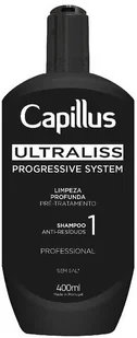 Capillus Ultraliss Progressive System Nanoplastia - krok 1, szampon oczyszczający do włosów 400ml - Szampony do włosów - miniaturka - grafika 1