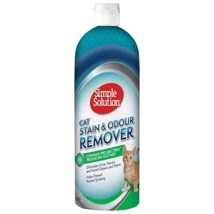 SIMPLE SOLUTION STAIN &amp; ODOUR REMOVER - KOT [90433] 1000ml - Suplementy i witaminy dla psów - miniaturka - grafika 1