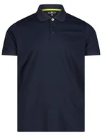 Koszulki sportowe męskie - CMP Funkcyjna koszulka polo w kolorze granatowym - SPF 40 - miniaturka - grafika 1