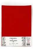 Scrapbooking - Papier listowy, A4, czerwony, Creadu - miniaturka - grafika 1