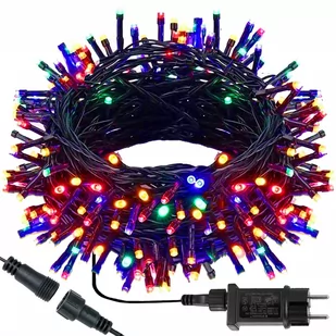 Lampki choinkowe 200 LED 10 m multikolor zewnętrzne oświetlenie świąteczne - Oświetlenie świąteczne - miniaturka - grafika 1