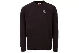 Kappa Męska bluza STYLECODE: 70542 TAULE MEN | koszulka z długim rękawem, styl retro, bluza z kapturem, regularny krój, czarna, rozmiar L, czarny, L - Koszulki męskie - miniaturka - grafika 1