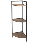 Regały - Regał metalowy narożny 3 półki 76 cm - miniaturka - grafika 1