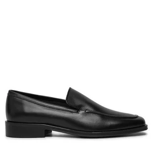 Lordsy Calvin Klein Flat Loafer HW0HW02432 Czarny - Półbuty damskie - miniaturka - grafika 1