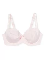 Biustonosze - DORINA Curves Celine - Niewyściełany biustonosz z fiszbinami D17456A, Różowy, 75D - miniaturka - grafika 1